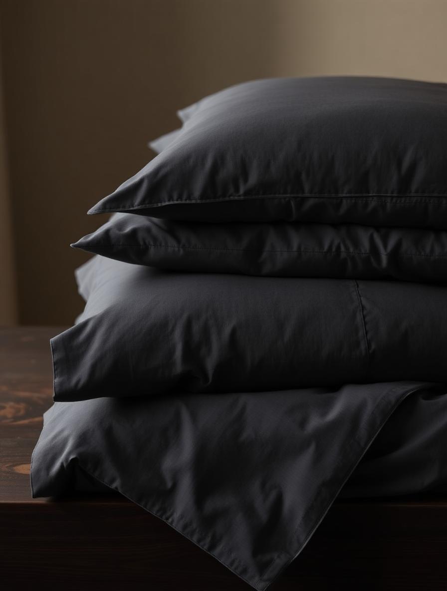 Classic Cotton Sheet Set — Charcoal
