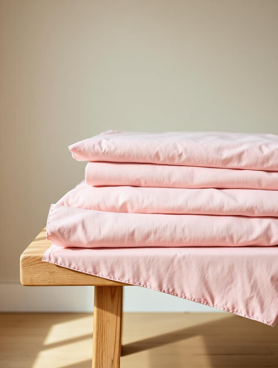 Classic Cotton Sheet Set — Blush